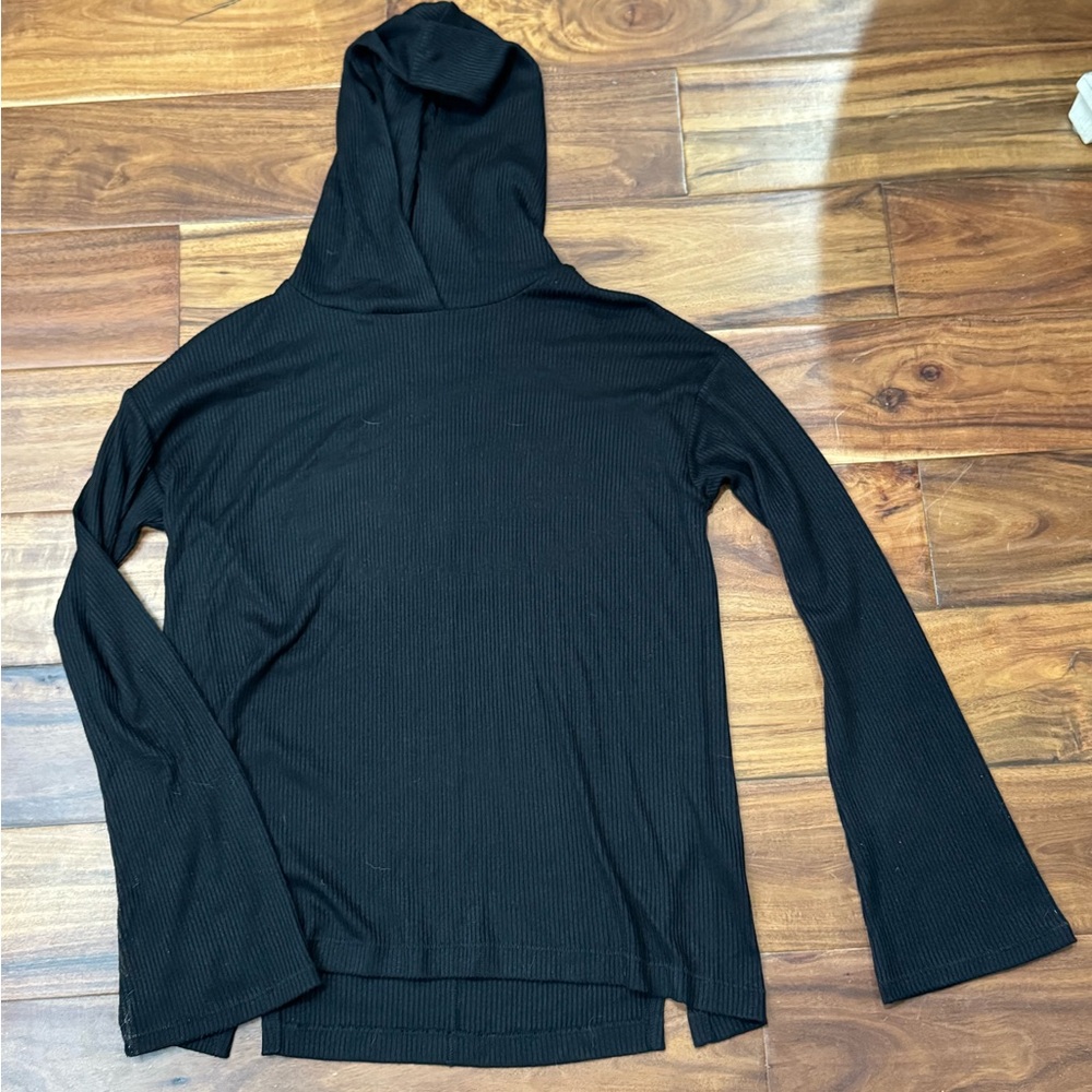rag & bone Black Hoodie Sweatshirt